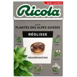 Ricola Réglisse sans sucres 50g