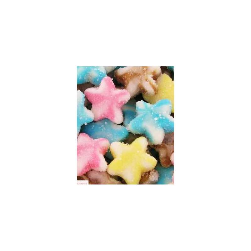 Etoiles Twist candies mix couleurs - 100g