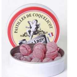 Pastilles de coquelicot dans sa boite en fer - 50g -