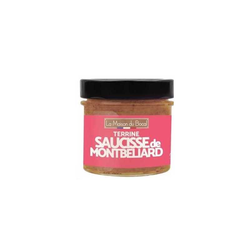 terrine saucisse montbeliard - 95g