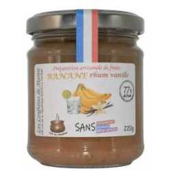 confiture banane rhum vanille - 220g -