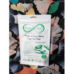 Masque au Konjac naturel à l'aloé vera