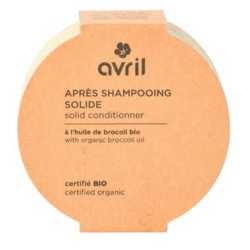 après shampoing solide de marque Avril