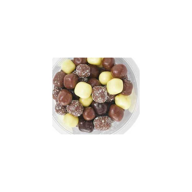 Mélange de dés de coco chocolatés