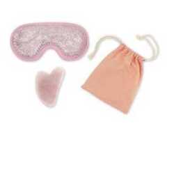 Kit Gua Sha Quartz Rose et Masque Yeux