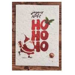 Carte à planter – Ho Ho Ho, Joyeux Noël